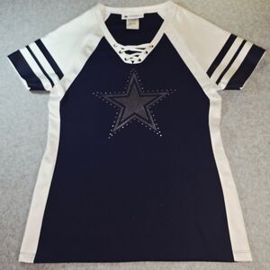 Black and White Star Graphic T-Shirt